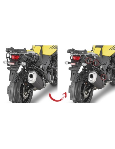 PORTAMALETAS LATERAL F/RAPIDA SUZUKI DLV STROM 1000 17