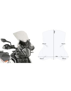 CUPULA P/KITA KTM ADV 390 20 ADV/R 790-890 19ᐳ20 2021