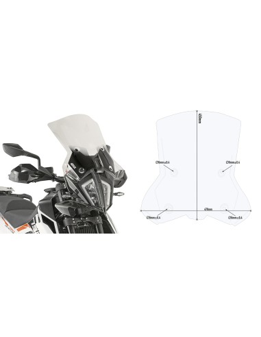 CUPULA P/KITA KTM ADV 390 20 ADV/R 790-890 19ᐳ20 2021