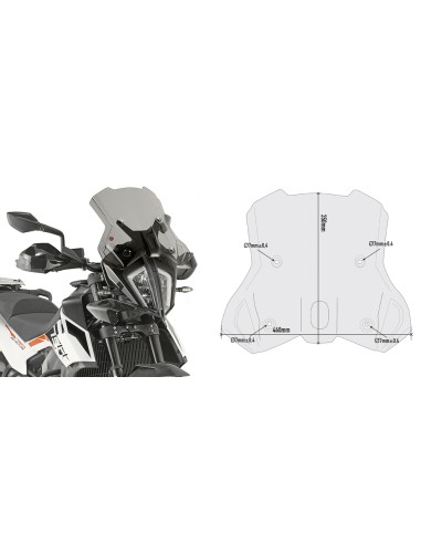 CUPULA P/KITA KTM ADVENTURE/R 790 19