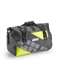 BOLSA SILLIN L/EASY RESISTENTE AGUA F/CORREAS 40LTS GRIS/FLUO