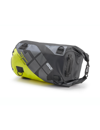 BOLSA SILLIN L/EASY RESISTENTE AGUA F/CORREAS 30LTS GRIS/FLUO