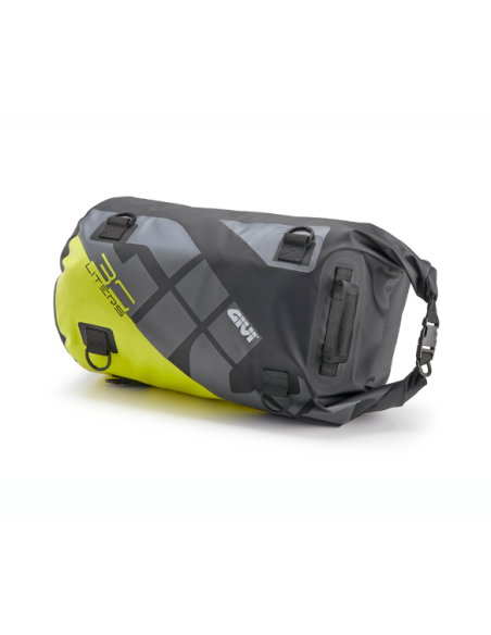 BOLSA SILLIN L/EASY RESISTENTE AGUA F/CORREAS 30LTS GRIS/FLUO