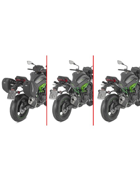 SOPORTE ALFORJAS-STEALTH P/EASY12L/IZQUIERDA-EASY12R/DERECHA KAWASAKI Z900 25