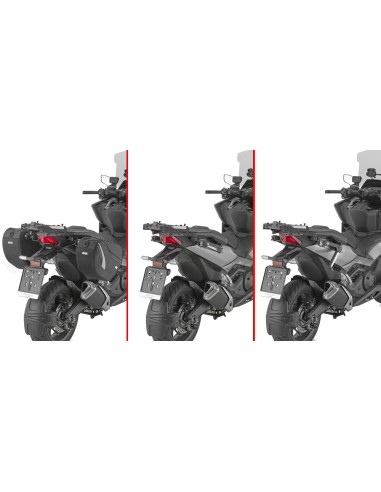 SOPORTE ALFORJAS-STEALTH P/EASY12L/IZQUIERDA-EASY12R/DERECHA HONDA FORZA/X-ADV 750 21-25