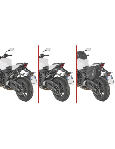 SOPORTE ALFORJAS-STEALTH P/EASY12L/IZQUIERDA HONDA CB HORNET 1000 25