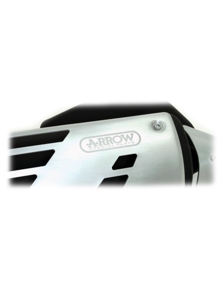 COLECTOR + KIT DE ESCAPE URBAN DARK ALUMINUM CON TAPA FINAL DE ACERO INOXIDABLE NEGRO APRILIA SR 200GT '222