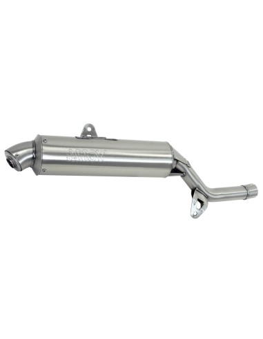 E.4T ESCAPE HOMOLOGADO EN ACERO INOXIDABLE HONDA AFRICA TWIN XRV 650 '88/89 PARIS DAKAR