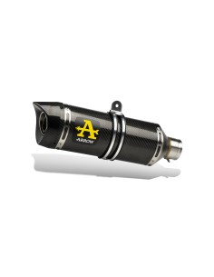 THUNDER TITANIUM CON SILENCIADOR YAMAHA MT-07 '21 HOMOLOGADO CON LA PARTE INFERIOR. CARBY PARA COLECTORES 71758 MI/KZ ARROW 2