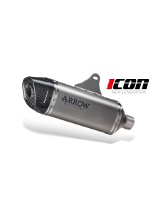 SILENCIADOR ICON TITANIUM PARA FANTIC XEF 125 E5+ 2025 2
