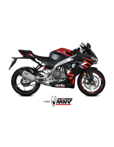 MIVV FULL SYSTEM 2X1 SR-1 TITANIUM APRILIA RS 457 2024