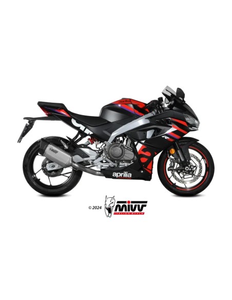 MIVV FULL SYSTEM 2X1 SR-1 TITANIUM APRILIA RS 457 2024