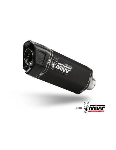 Mivv Slip-On SR-1 Black Titanium Aprilia RSV4 / Tuono V4 1100 2021-25