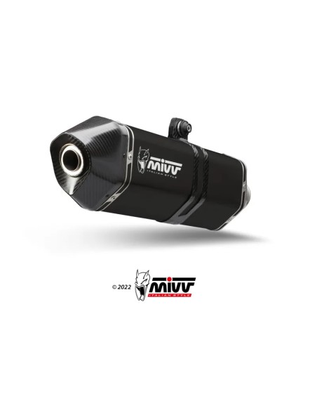 Mivv Slip-On Speed Edge Black BMW F 800 GS 2024-26
