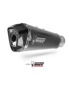 Mivv Slip-On Delta Race black Ducati Multistrada 1200 2015-17 / Multistrada 1260 2018-20
