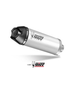 Mivv Escape Completo 4x2x1 AK-1 Titanium con tapa de carbono Honda CB 650 R 2024-26