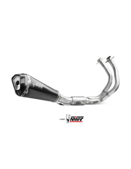 Mivv Escape Completo 2x1 DELTA RACE BLACK KAWASAKI NINJA 650 / Z650 2024-26