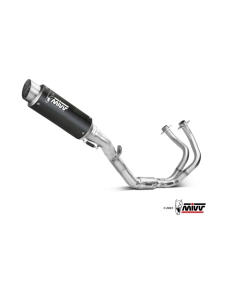 Mivv Escape Completo 2x1 GPpro BLACK KAWASAKI NINJA 650 / Z650 2024-26 (+CAT)