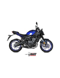 Mivv Escape Completo 2x1 X-M5 BLACK YAMAHA MT-07 2025-26