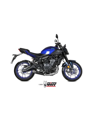 Mivv Escape Completo 2x1 X-M5 BLACK YAMAHA MT-07 2025-26