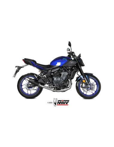 Mivv Escape Completo 2x1 GPpro BLACK YAMAHA MT-07 2025-26 (+CAT)