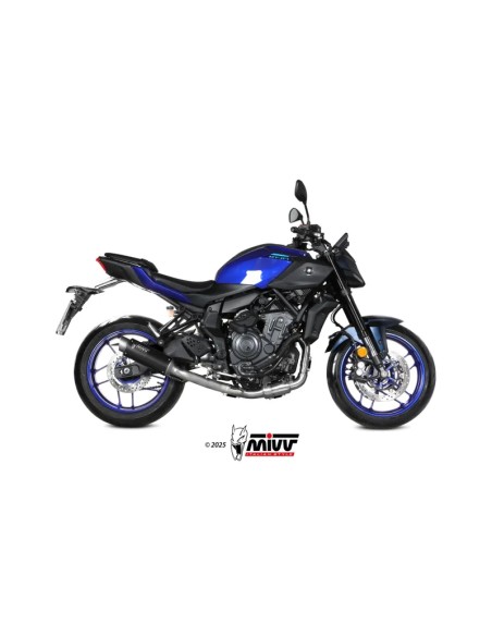 Mivv Escape Completo 2x1 GPpro BLACK YAMAHA MT-07 2025-26 (+CAT)