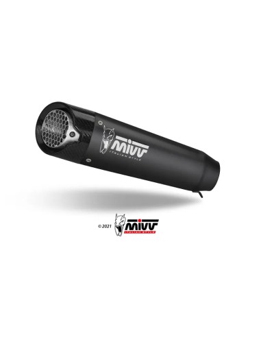 Mivv Escape Completo 3x1 X-M5 Black Yamaha XSR 900 / GP 22-26 / MT-09 / SP / FZ-09 24-26 / R9 25-26