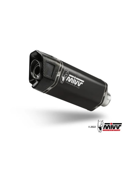 Mivv Escape Completo 2x1 SR-1 BLACK YAMAHA T-MAX 560 2025-26 (+CAT)