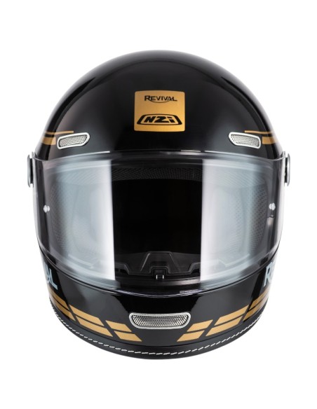 CASCO NZI REVIVAL PROFILO BLACK & GOLD