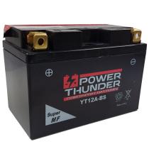 Power Thunder 0612100P - Batería Power Thunder CT12A-BS Sin Mantenimiento